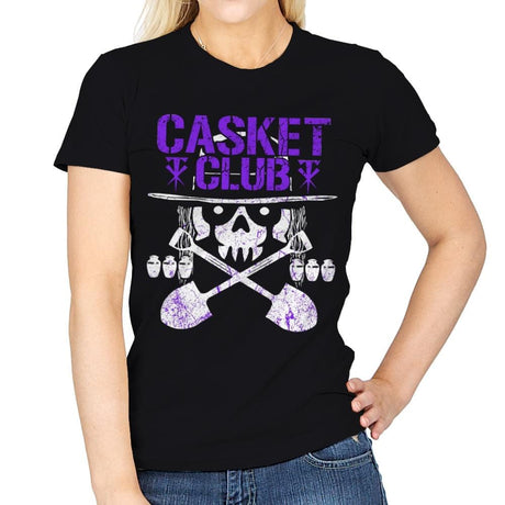 CASKET CLUB Exclusive - Womens T-Shirts RIPT Apparel Small / Black