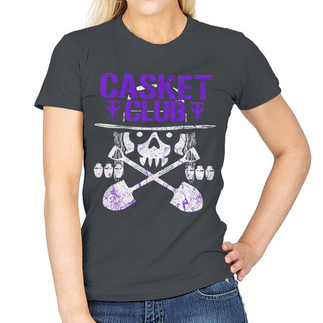 CASKET CLUB Exclusive - Womens T-Shirts RIPT Apparel Small / Charcoal