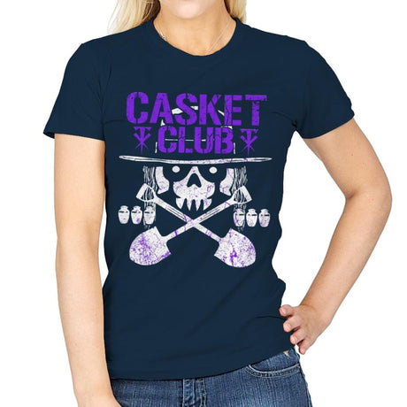 CASKET CLUB Exclusive - Womens T-Shirts RIPT Apparel Small / Navy