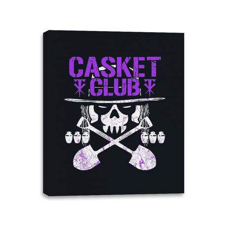 Casket Club Forever - Canvas Wraps Canvas Wraps RIPT Apparel 11x14 / Black