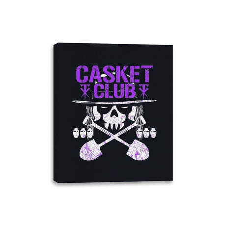 Casket Club Forever - Canvas Wraps Canvas Wraps RIPT Apparel 8x10 / Black