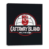 Cast Away Island - Canvas Wraps Canvas Wraps RIPT Apparel 16x20 / Black