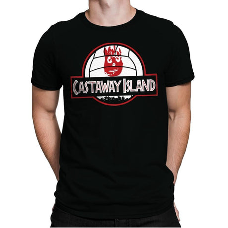 Cast Away Island - Mens Premium T-Shirts RIPT Apparel Small / Black