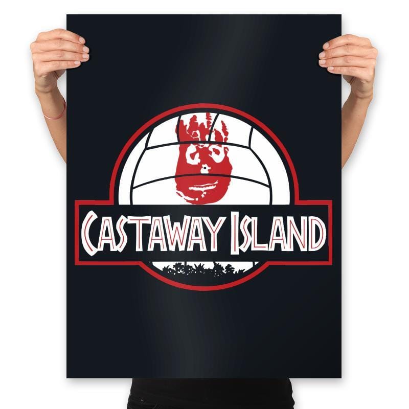 Cast Away Island - Prints Posters RIPT Apparel 18x24 / Black