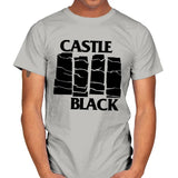 Castle Black Flag - Mens T-Shirts RIPT Apparel Small / Ice Grey