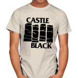 Castle Black Flag - Mens T-Shirts RIPT Apparel Small / Natural