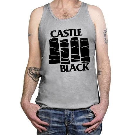 Castle Black Flag - Tanktop Tanktop RIPT Apparel X-Small / Athletic Heather