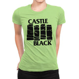 Castle Black Flag - Womens Premium T-Shirts RIPT Apparel Small / Mint