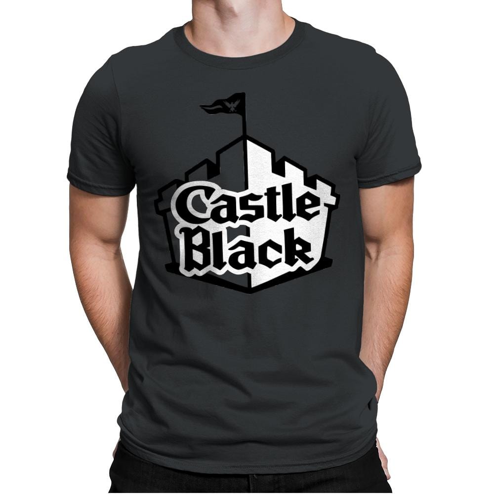 Castle Black - Mens Premium T-Shirts RIPT Apparel Small / Heavy Metal