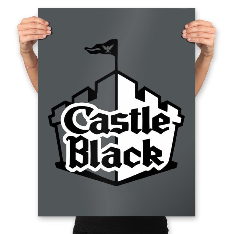 Castle Black - Prints Posters RIPT Apparel 18x24 / Charcoal