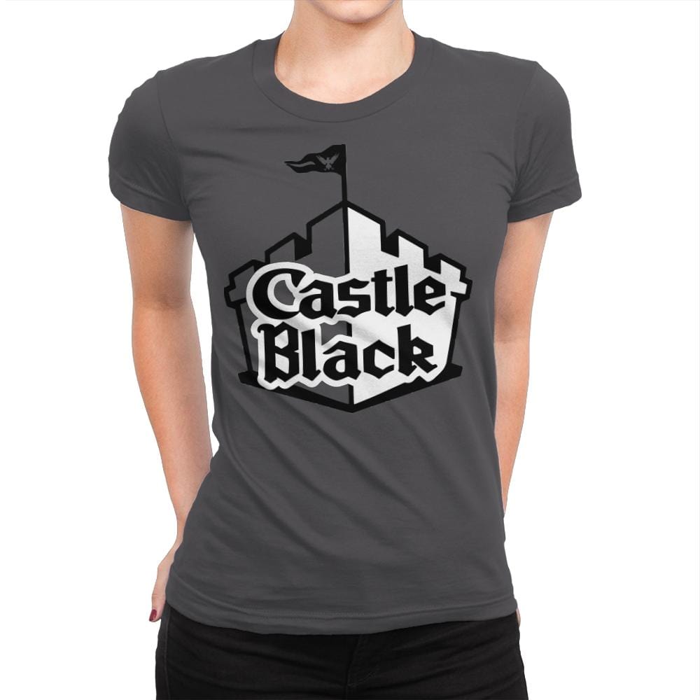 Castle Black - Womens Premium T-Shirts RIPT Apparel Small / Heavy Metal