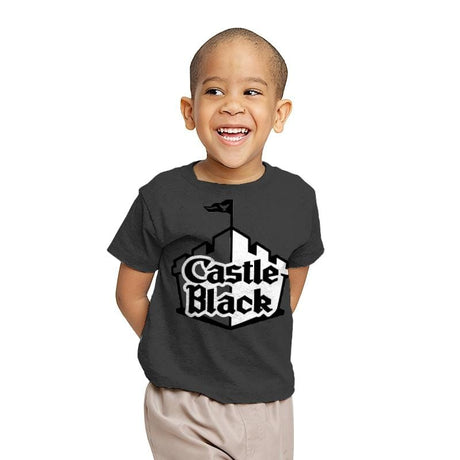 Castle Black - Youth T-Shirts RIPT Apparel X-small / Charcoal