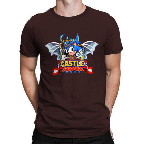 Castle Mania - Mens Premium T-Shirts RIPT Apparel Small / Dark Chocolate