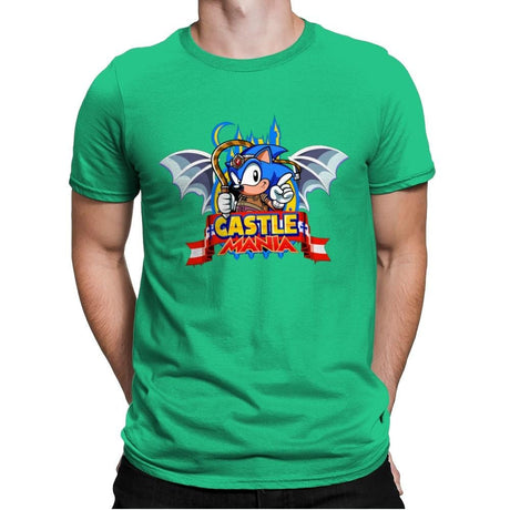 Castle Mania - Mens Premium T-Shirts RIPT Apparel Small / Kelly Green
