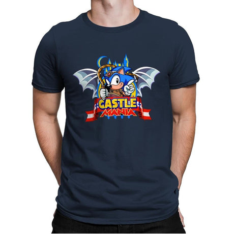 Castle Mania - Mens Premium T-Shirts RIPT Apparel Small / Midnight Navy