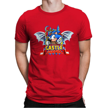 Castle Mania - Mens Premium T-Shirts RIPT Apparel Small / Red