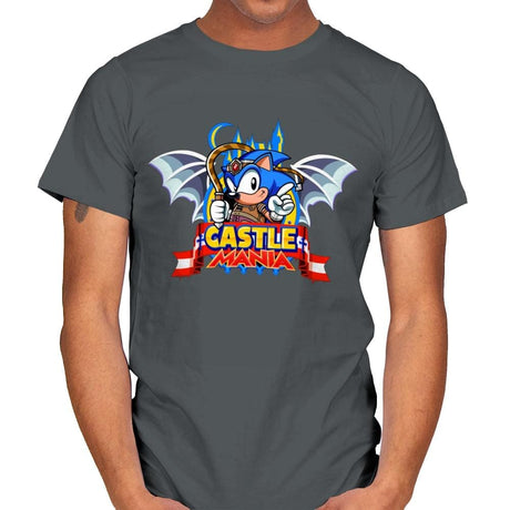 Castle Mania - Mens T-Shirts RIPT Apparel Small / Charcoal