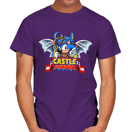 Castle Mania - Mens T-Shirts RIPT Apparel Small / Purple
