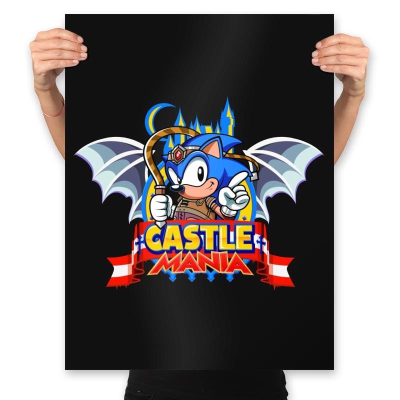 Castle Mania - Prints Posters RIPT Apparel 18x24 / Black