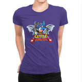 Castle Mania - Womens Premium T-Shirts RIPT Apparel Small / Purple Rush