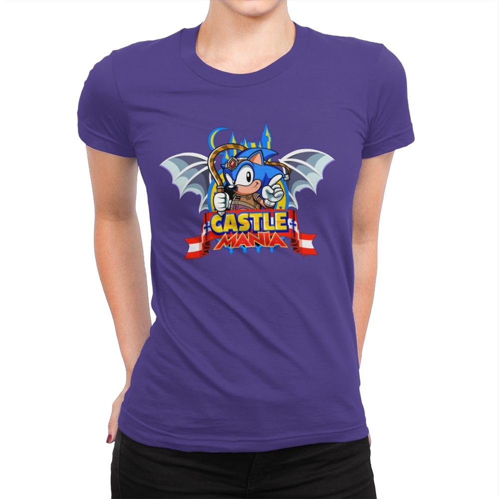 Castle Mania - Womens Premium T-Shirts RIPT Apparel Small / Purple Rush