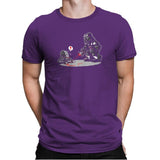 Cat-At Distraction - 80s Blaarg - Mens Premium T-Shirts RIPT Apparel Small / Purple Rush