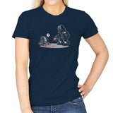Cat-At Distraction - 80s Blaarg - Womens T-Shirts RIPT Apparel Small / Navy