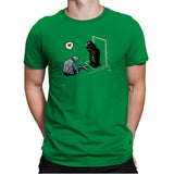 Cat-At Gift - 80s Blaarg - Mens Premium T-Shirts RIPT Apparel Small / Kelly Green