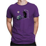 Cat-At Gift - 80s Blaarg - Mens Premium T-Shirts RIPT Apparel Small / Purple Rush
