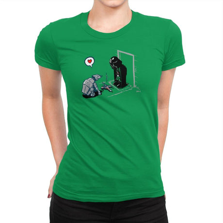 Cat-At Gift - 80s Blaarg - Womens Premium T-Shirts RIPT Apparel Small / Kelly Green