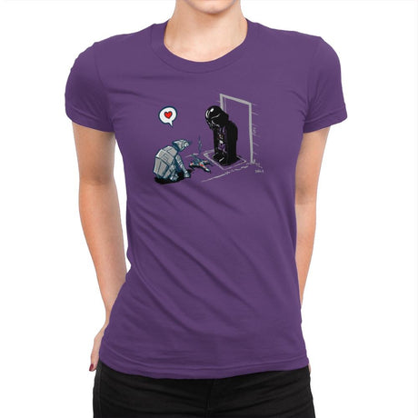 Cat-At Gift - 80s Blaarg - Womens Premium T-Shirts RIPT Apparel Small / Purple Rush