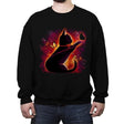 Cat Butterflies - Crew Neck Sweatshirt Crew Neck Sweatshirt RIPT Apparel Small / Black