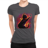 Cat Butterflies - Womens Premium T-Shirts RIPT Apparel Small / Heavy Metal