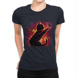 Cat Butterflies - Womens Premium T-Shirts RIPT Apparel Small / Midnight Navy