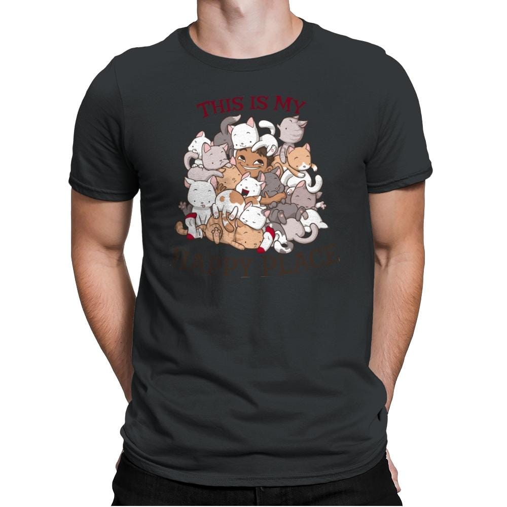 Cat Hoarder - Mens Premium T-Shirts RIPT Apparel Small / Heavy Metal