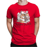 Cat Hoarder - Mens Premium T-Shirts RIPT Apparel Small / Red