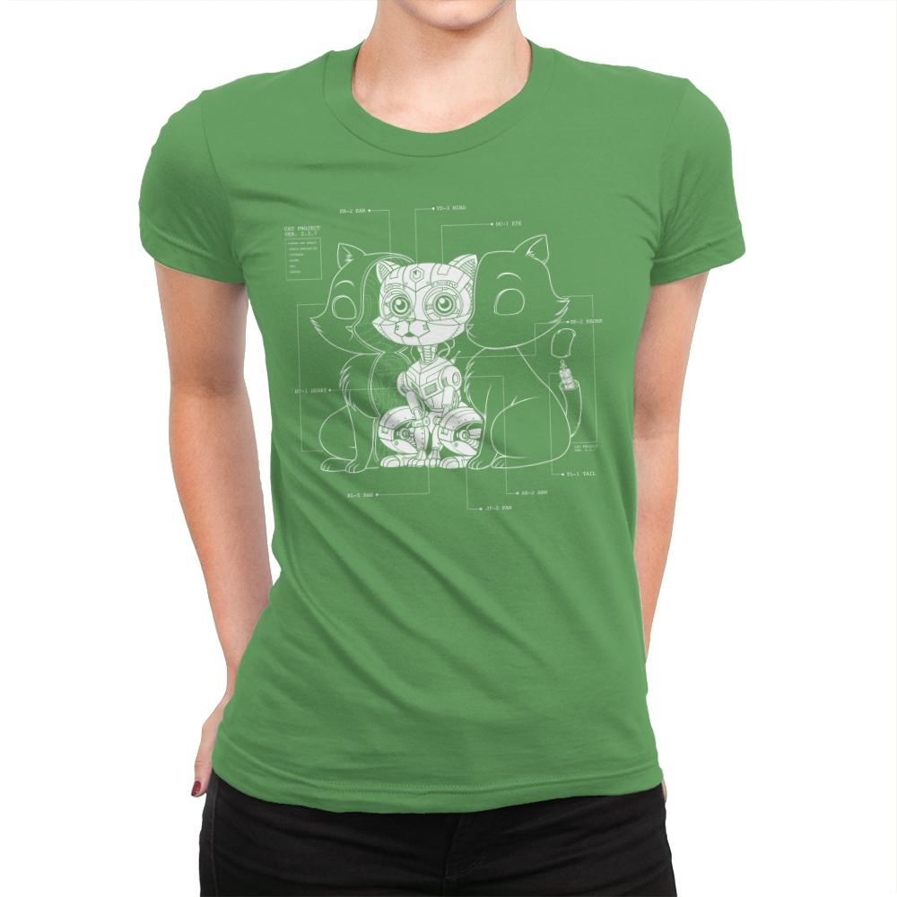 Cat Inside - Womens Premium T-Shirts RIPT Apparel Small / Kelly