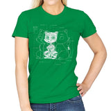Cat Inside - Womens T-Shirts RIPT Apparel Small / Irish Green