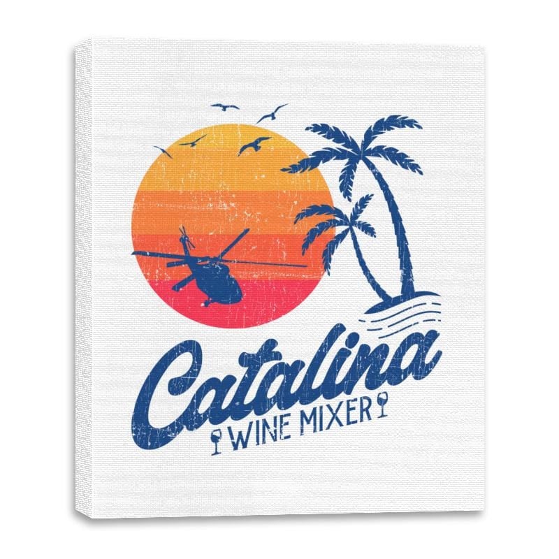 Catalina Wine Mixer  - Canvas Wraps Canvas Wraps RIPT Apparel 16x20 / White