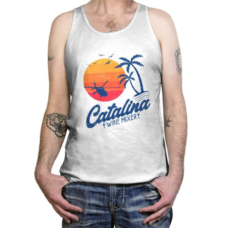 Catalina Wine Mixer  - Tanktop Tanktop RIPT Apparel X-Small / White