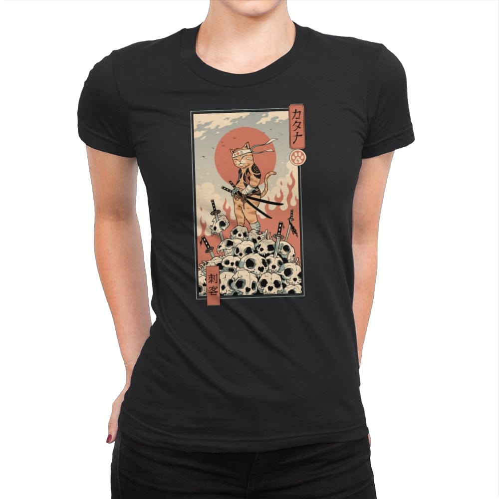 Catana Assassin - Womens Premium T-Shirts RIPT Apparel Small / Black
