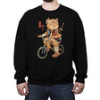 Catana Bicycle - Crew Neck Sweatshirt Crew Neck Sweatshirt RIPT Apparel Small / Black