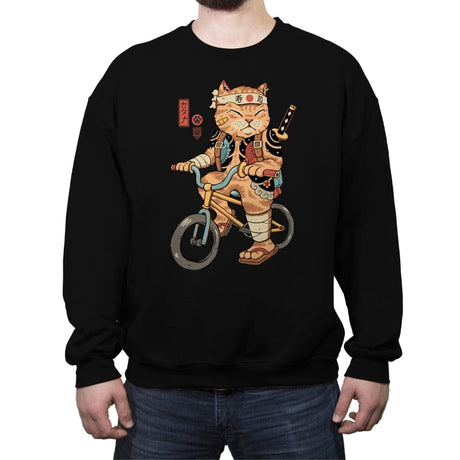 Catana Bicycle - Crew Neck Sweatshirt Crew Neck Sweatshirt RIPT Apparel Small / Black