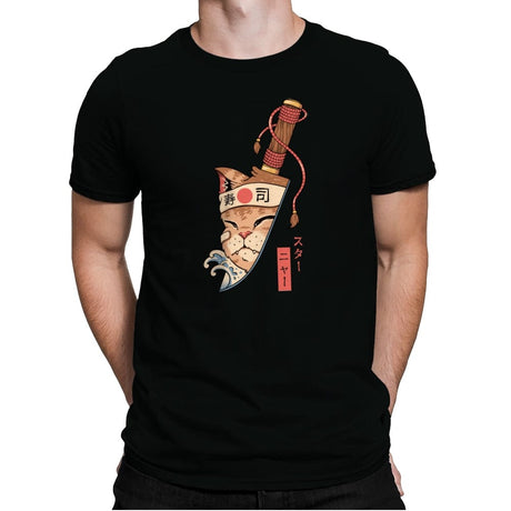 Catana Blade Meowster - Mens Premium T-Shirts RIPT Apparel Small / Black