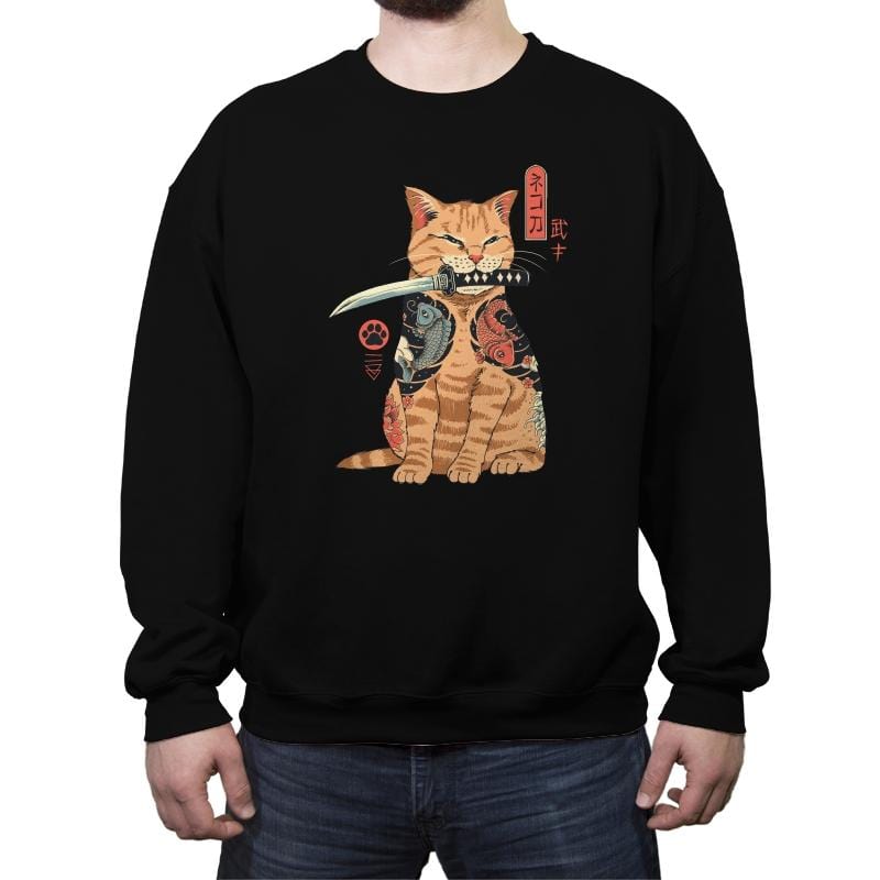 Catana - Crew Neck Sweatshirt Crew Neck Sweatshirt RIPT Apparel Small / Black