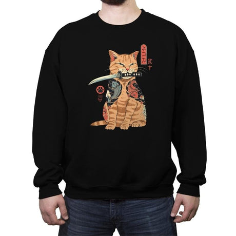 Catana - Crew Neck Sweatshirt Crew Neck Sweatshirt RIPT Apparel Small / Black