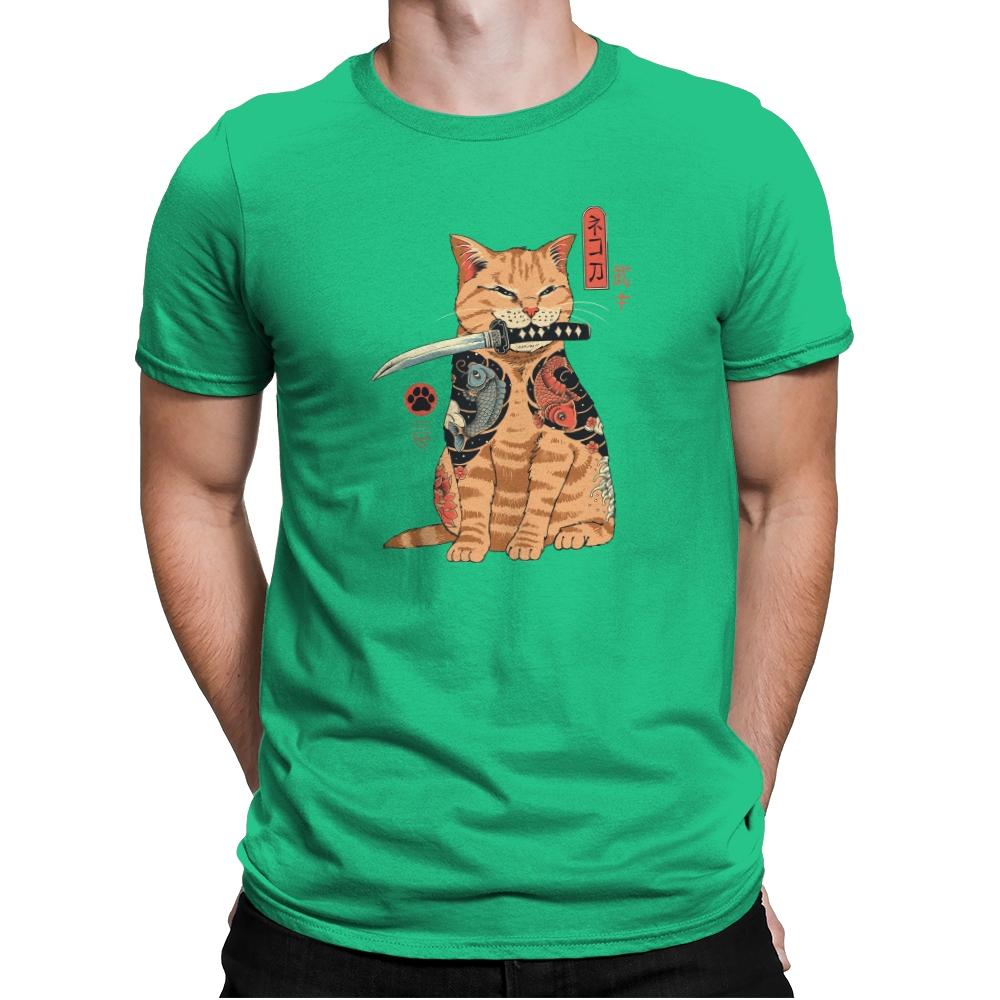 Catana - Mens Premium T-Shirts RIPT Apparel Small / Kelly Green