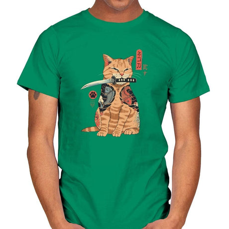 Catana - Mens T-Shirts RIPT Apparel Small / Kelly Green