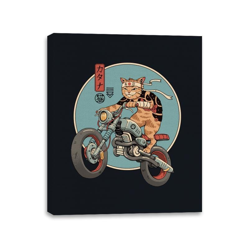 Catana Motorcycle - Canvas Wraps Canvas Wraps RIPT Apparel 11x14 / Black