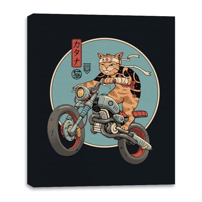 Catana Motorcycle - Canvas Wraps Canvas Wraps RIPT Apparel 16x20 / Black